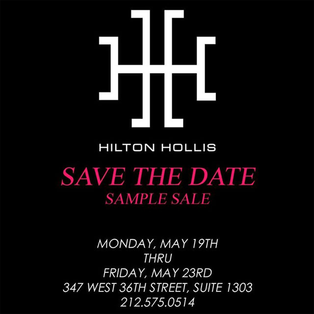 Hilton Hollis Sample Sale