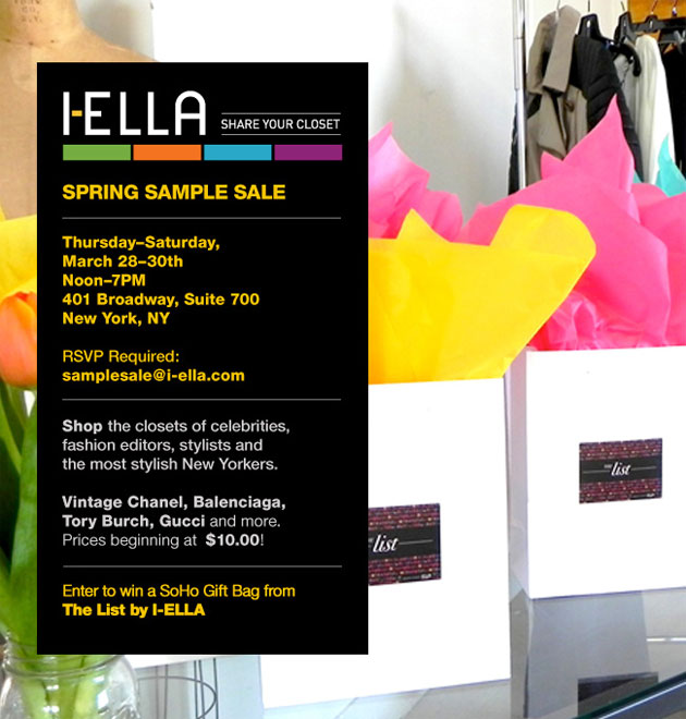 I-ELLA Spring Sample Sale