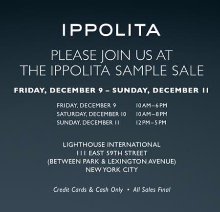 Ippolita Sample Sale