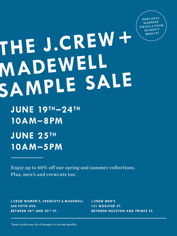 J.Crew + Madewell Sample Sale