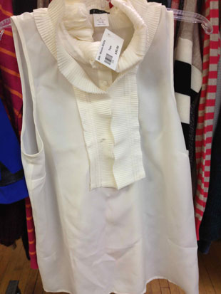 J.Crew Sleeveless Silk Blouse ($30)