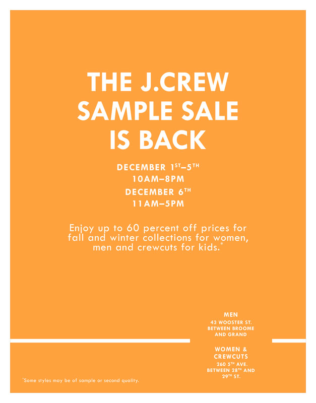 J.Crew Sample Sale