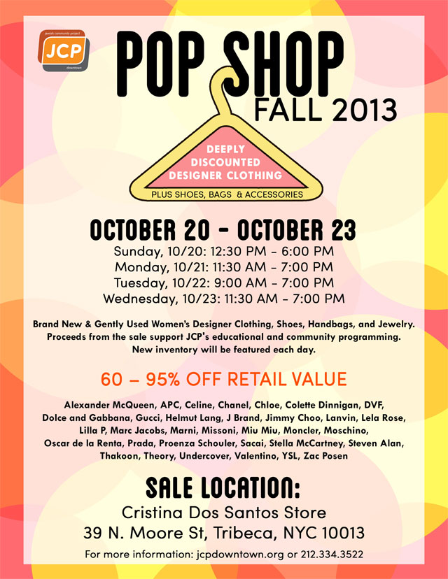 JCP Pop Shop Fall 2013 Sale
