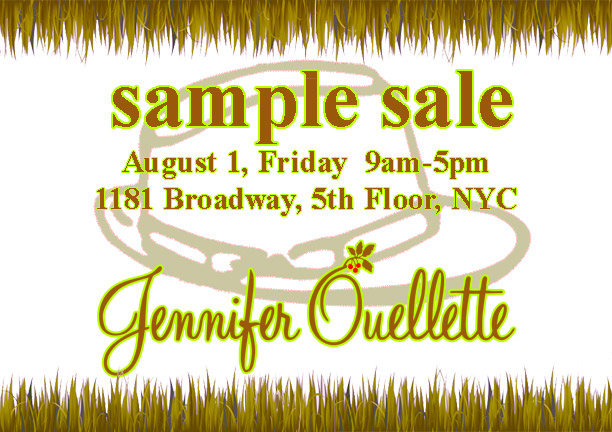 Jennifer Ouellette Sample Sale