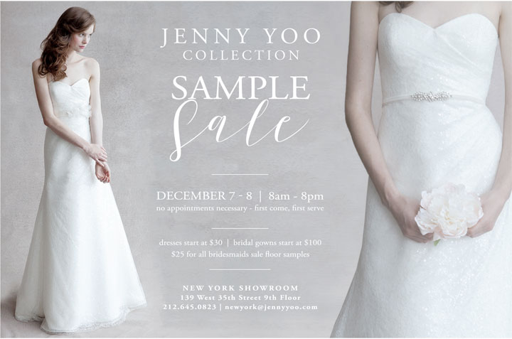 Jenny Yoo Collection Sample Sale