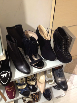 overwhelmed by the selection and size availability of designer shoes