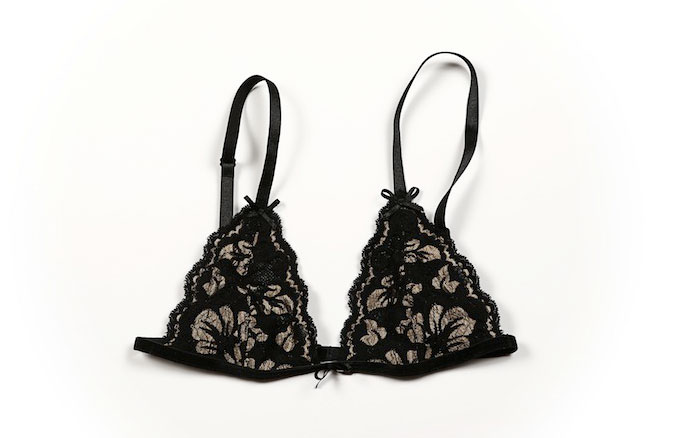 Josephina Therese Bra Gold Black for $22