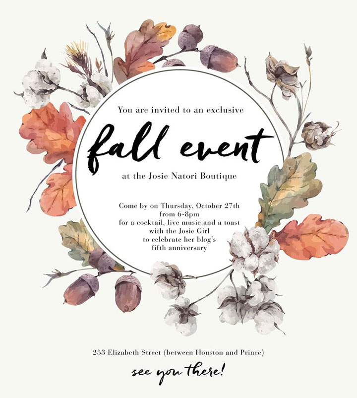 Josie Natori Exclusive Fall Event