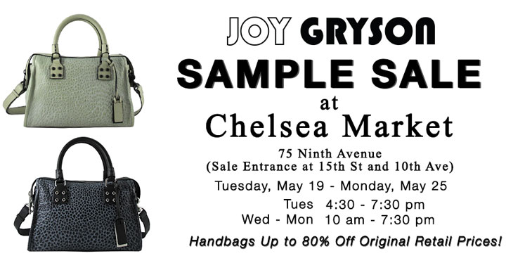 Joy Gryson Sample Sale
