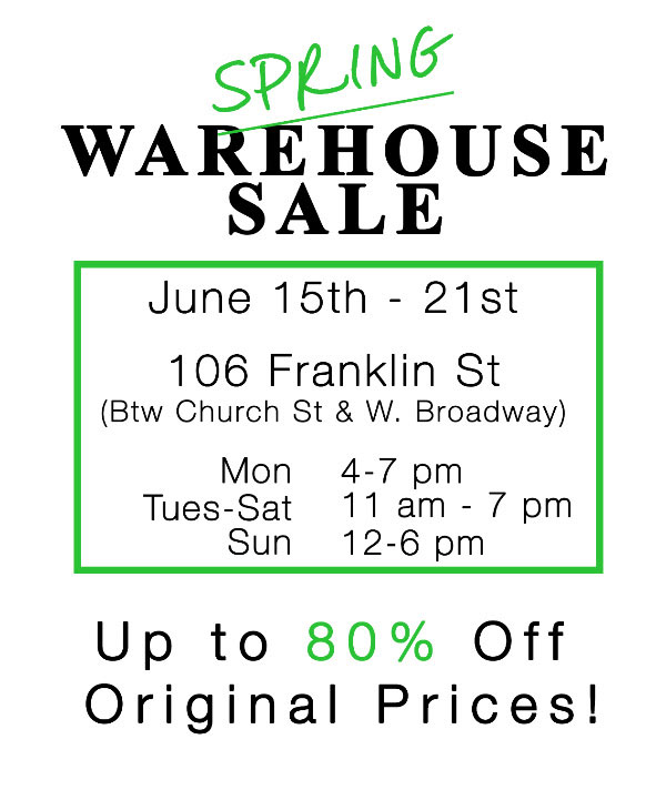 Joy Gryson Spring Warehouse Sale