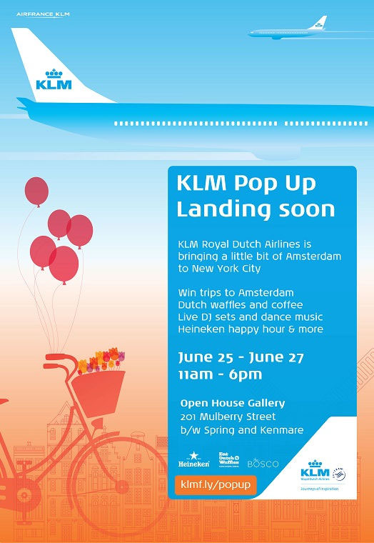 KLM Pop Up Shop