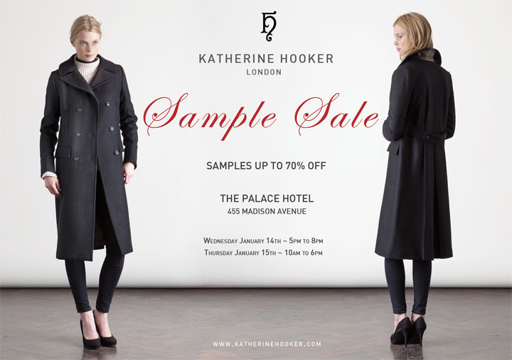 Katherine Hooker Sample Sale
