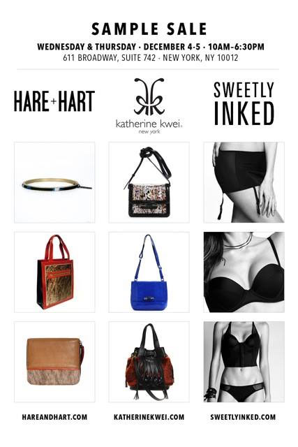 Katherine Kwei & Hare + Hart Sample Sale