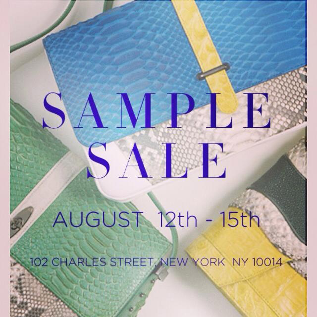 Khirma Eliazov Sample Sale