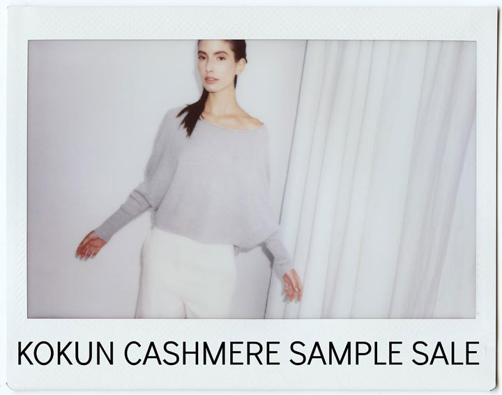 Kokun Cashmere Sample Sale