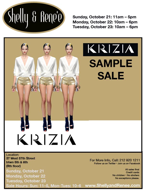 KRIZIA Sample Sale