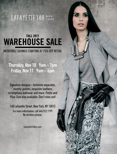 Lafayette 148 New York Warehouse Sale