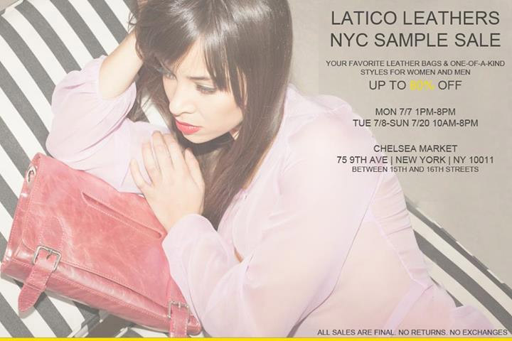 Latico Leathers Sample Sale