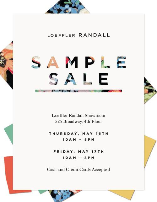 Loeffler Randall Sample Sale