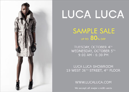 Luca Luca Sample Sale
