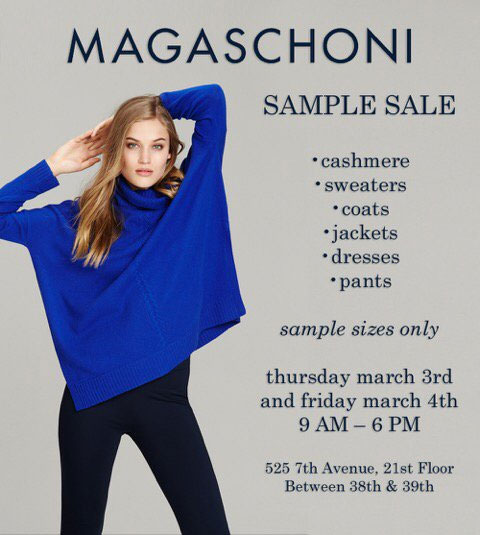 Magaschoni Sample Sale