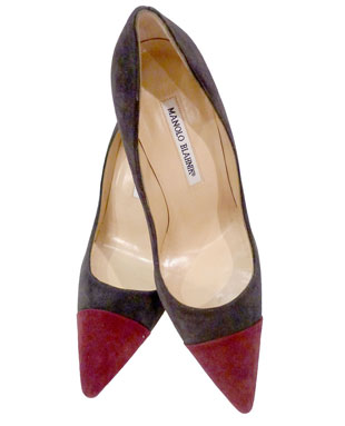 Manolo Blahnik Suede Pumps