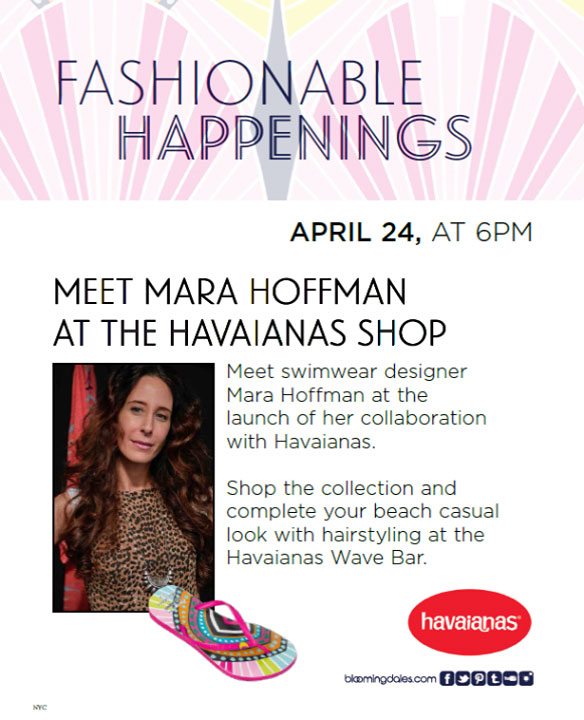 Meet Mara Hoffman at the Havaianas Shop