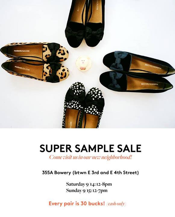 Marais USA Super Sample Sale