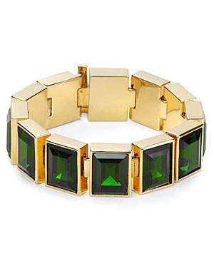 Michael Kors Emerald Crystal Bracelet, $250