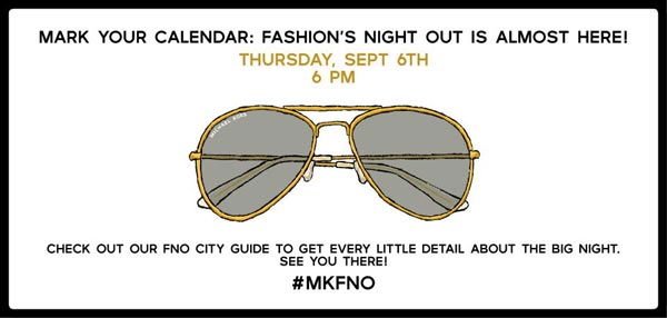 Michael Kors Fashion's Night Out Event