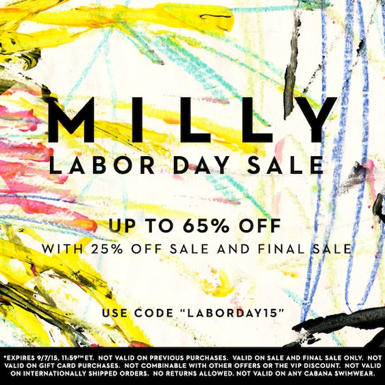 Milly Labor Day Sale