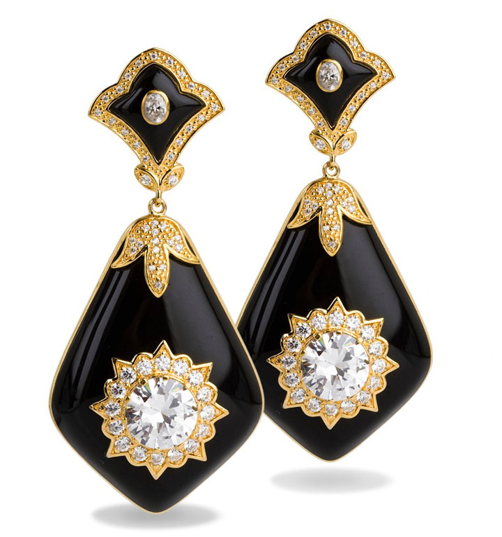 Miriam Salat Holiday Sample Sale Glamour earrings: original price $550, sale price $125