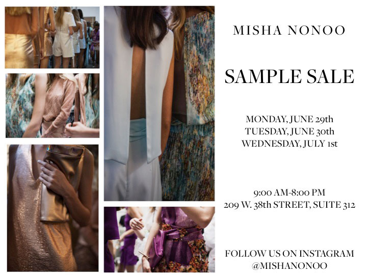 Misha Nonoo Sample Sale