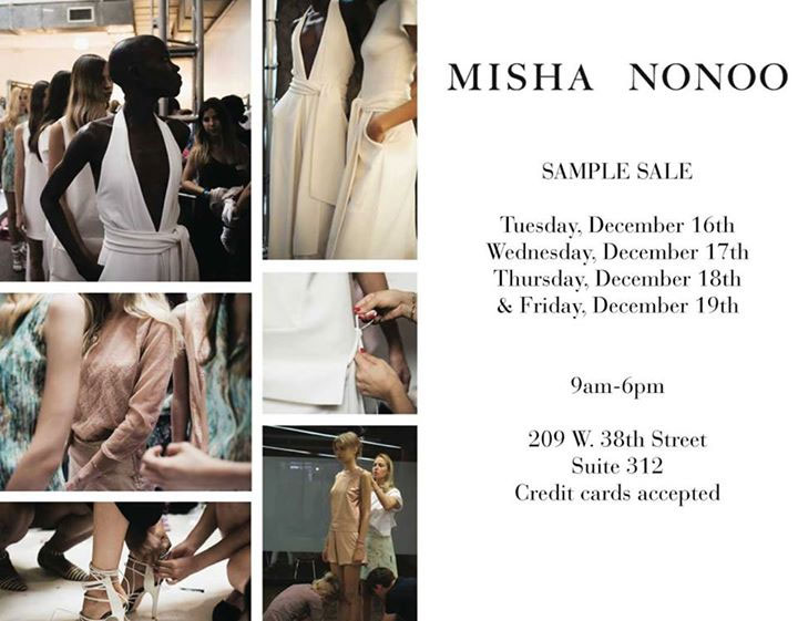 Misha Nonoo Sample Sale