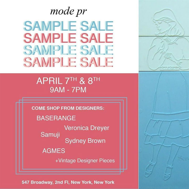 Mode PR Sample Sale