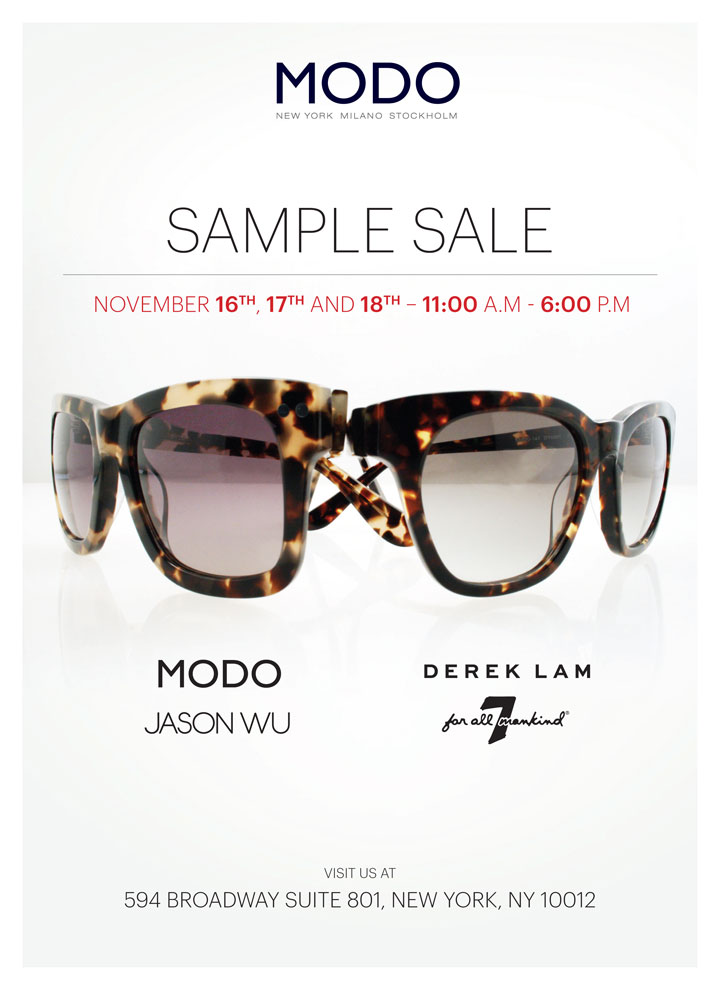 Modo Eyewear Sample Sale