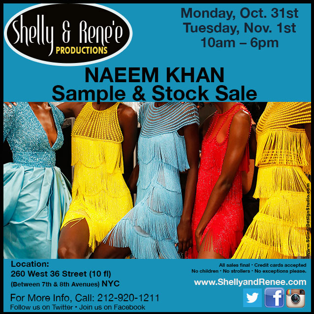 Naeem Khan Couture Eveningwear Sample & Stock Sale