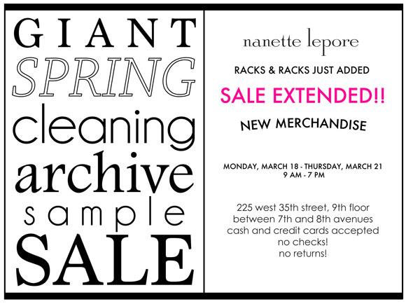 Nanette Lepore Archive Sample Sale