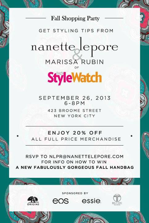 Nanette Lepore Fall Shopping Party