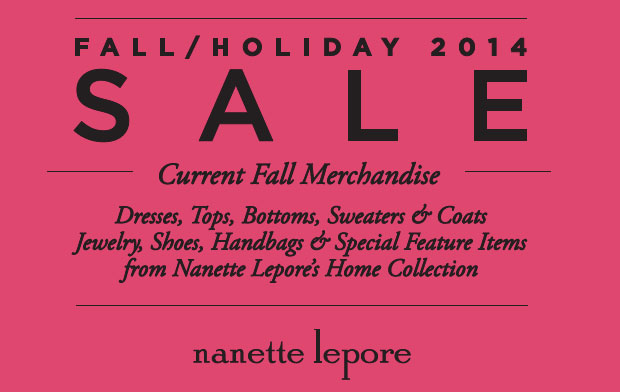 Nanette Lepore Fall and Holiday 2014 Sample Sale
