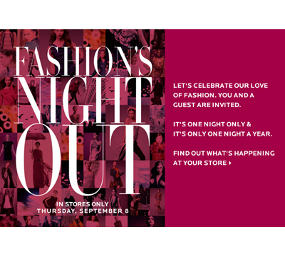 Fashion's Night Out at Neiman Marcus: 9/8
