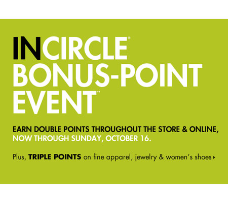 Neiman Marcus InCircle Double & Triple Points Event: Thru 10/16