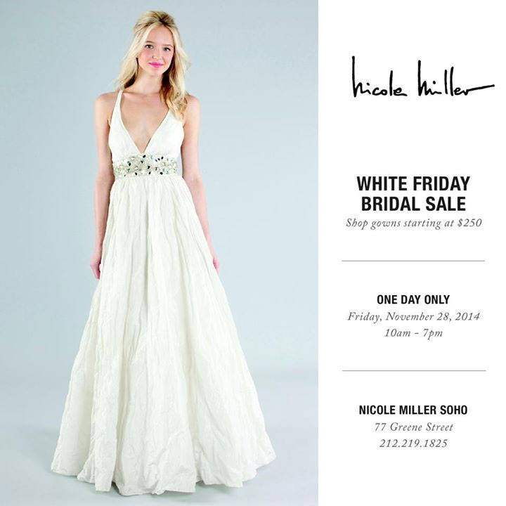 Nicole Miller White Friday Sale