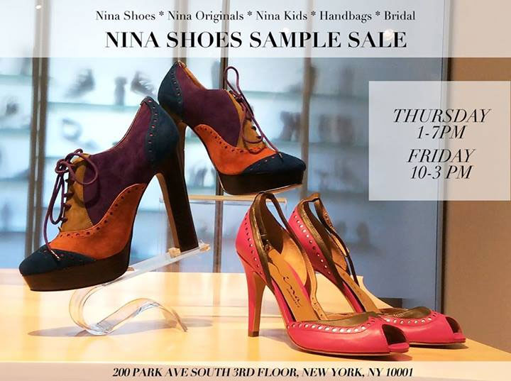  Nina & Delman Sample Sale