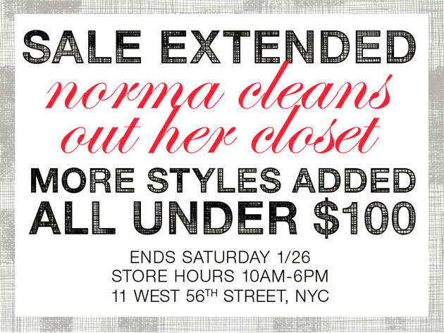 Norma Kamali Warehouse Sample Sale