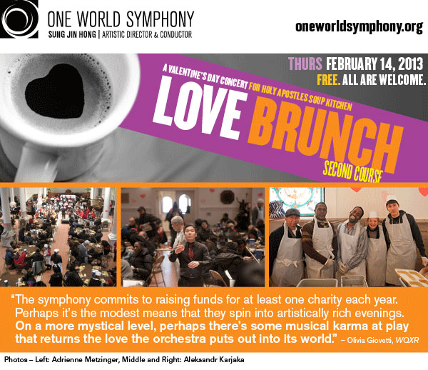 One World Symphony Valentine Concert: Love Brunch