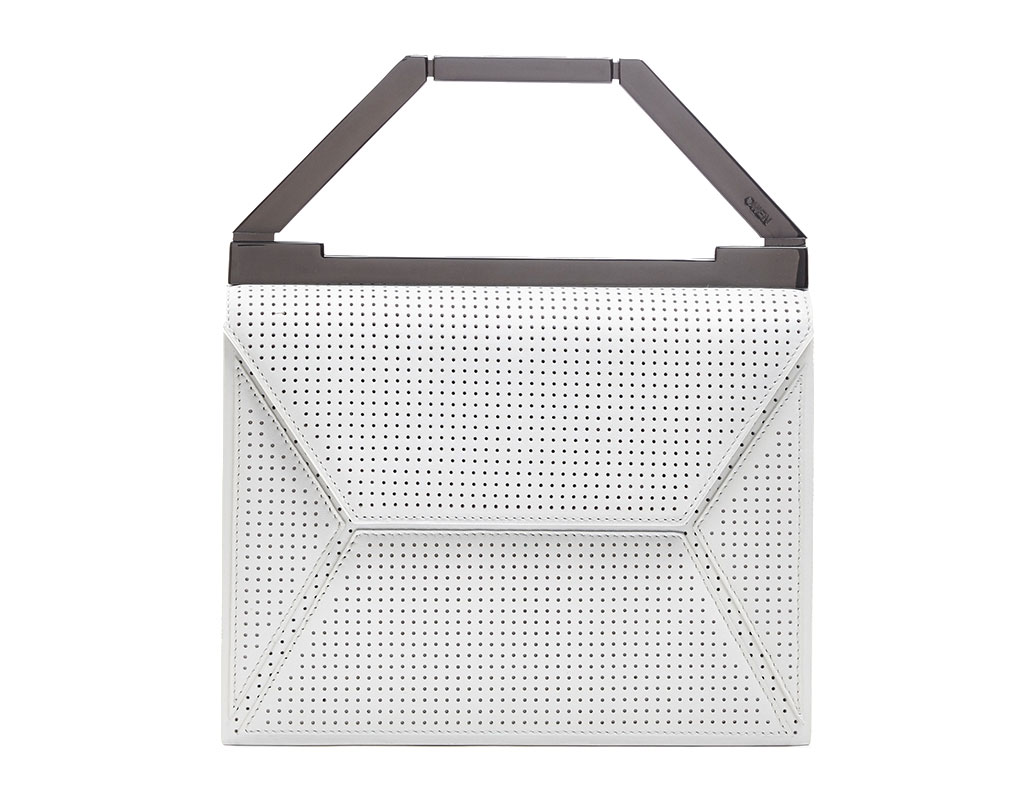 OWEN White Perforated Eva Bag: $275 (orig. $695)