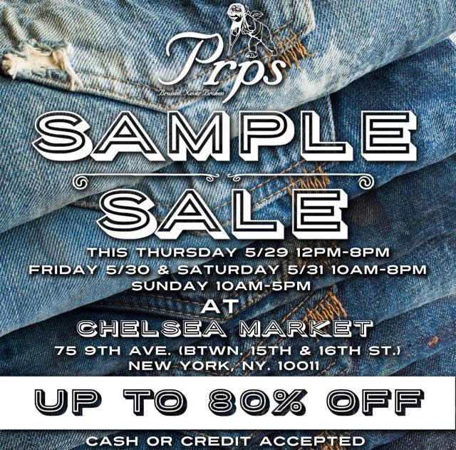 PRPS Sample Sale