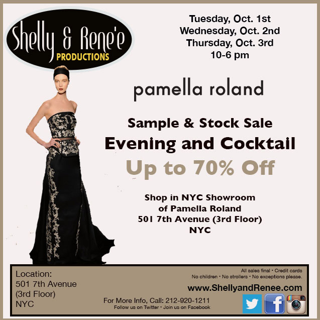 Pamella Roland Sample & Stock Sale