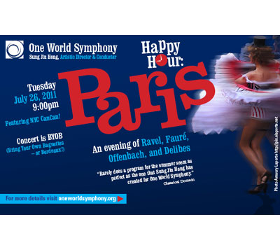 One World Symphony's HAPPY HOUR: PARIS: 7/26